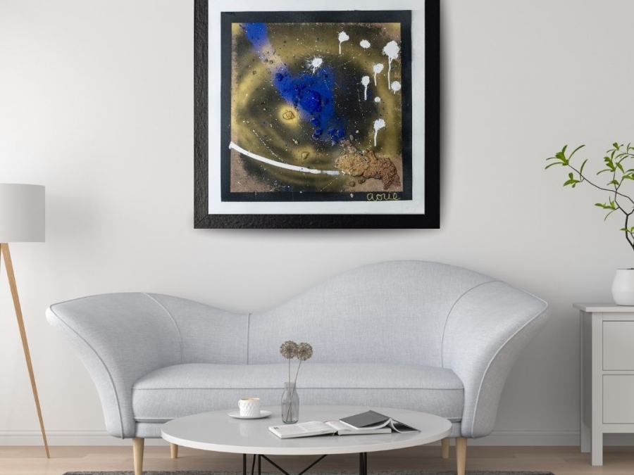 COSMOS ACHAT TABLEAU PEINTRE ABSTRAIT SPIRITUEL : AORIE